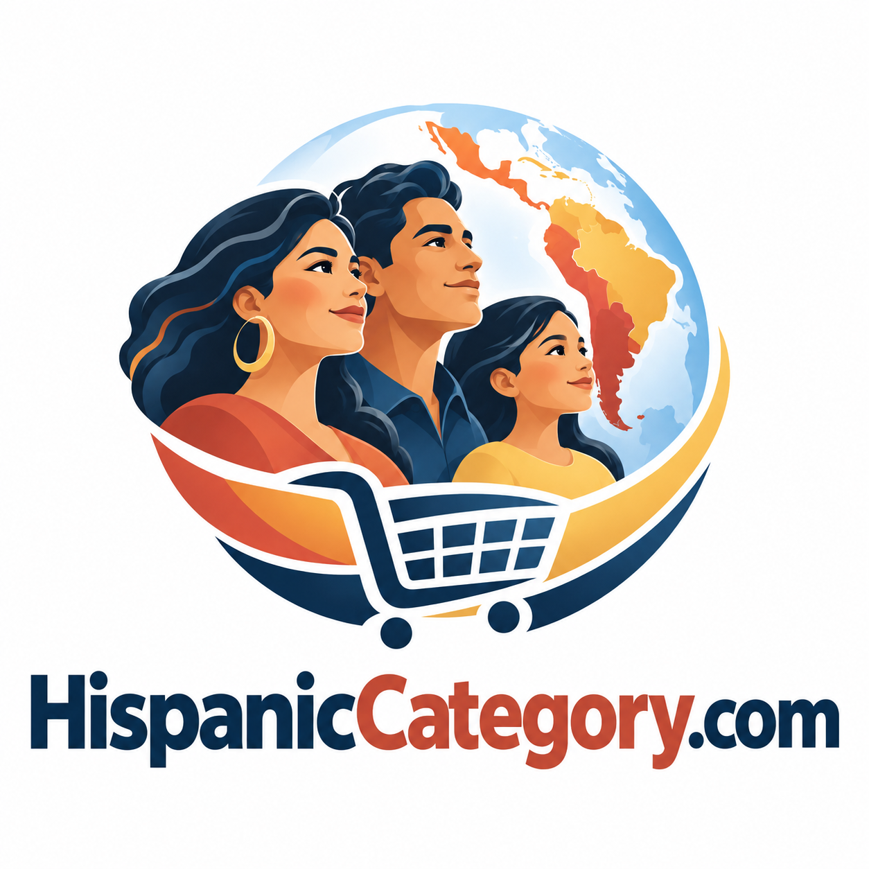 HispanicCategory.com domain name artwork